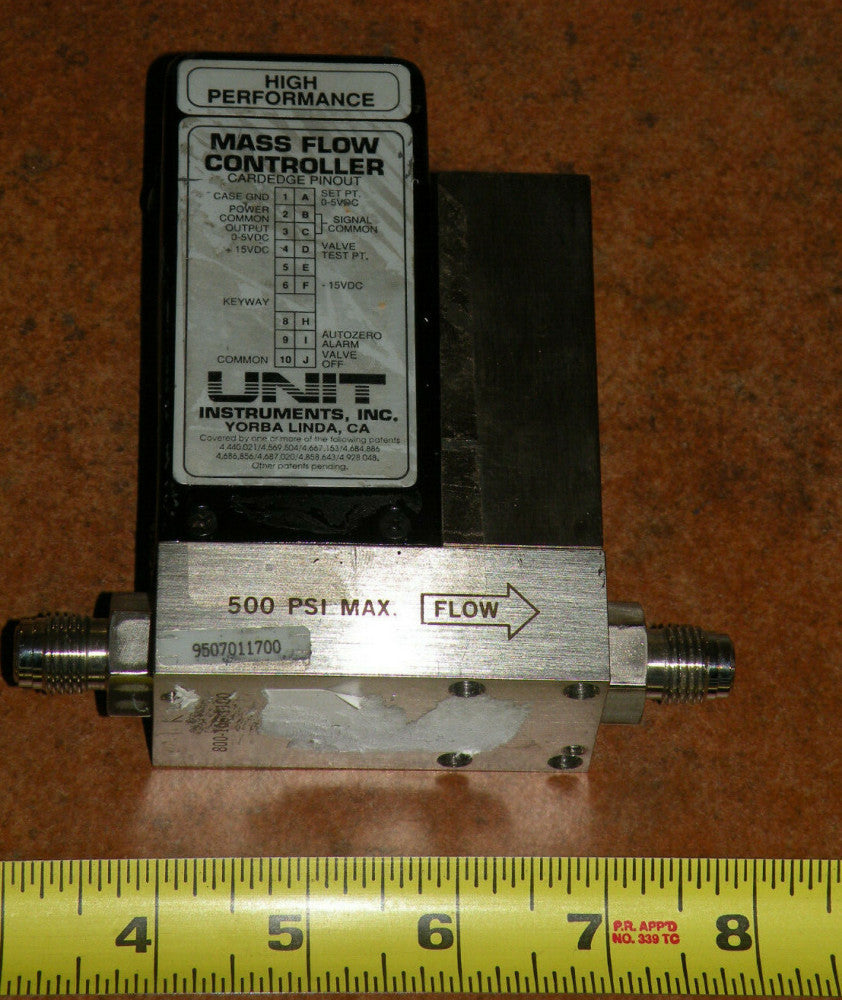 Unit UFC-1200A Mass Flow Controller CF4 200 SCCM 500PSI