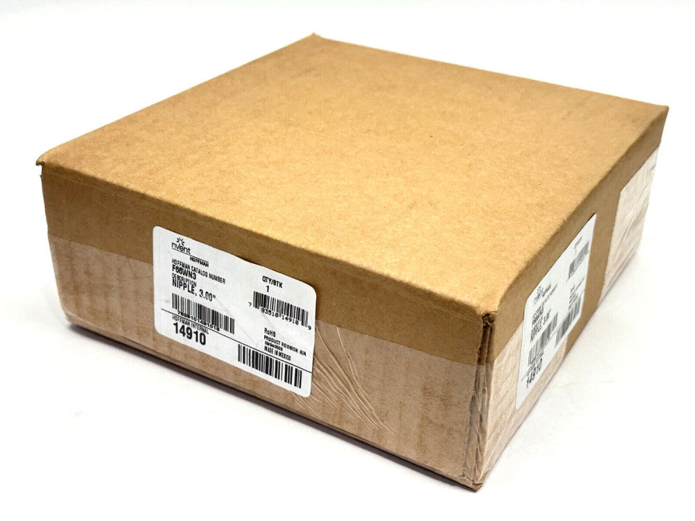 Hoffman F66WN3 Nipple Feed-Through Wireway 6" x 6" x 3" 14910