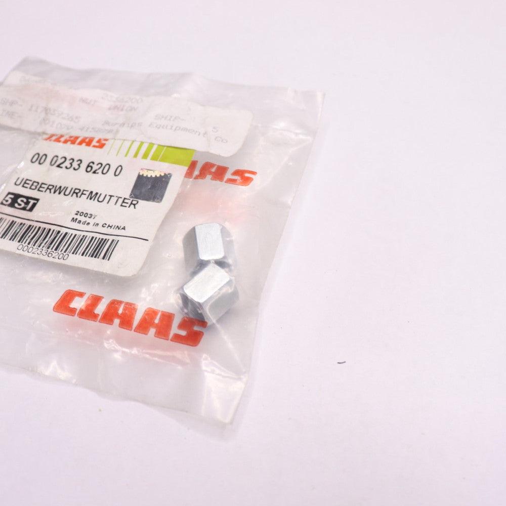 (2-Pk) Claas Union Nut 6mm 0002336200