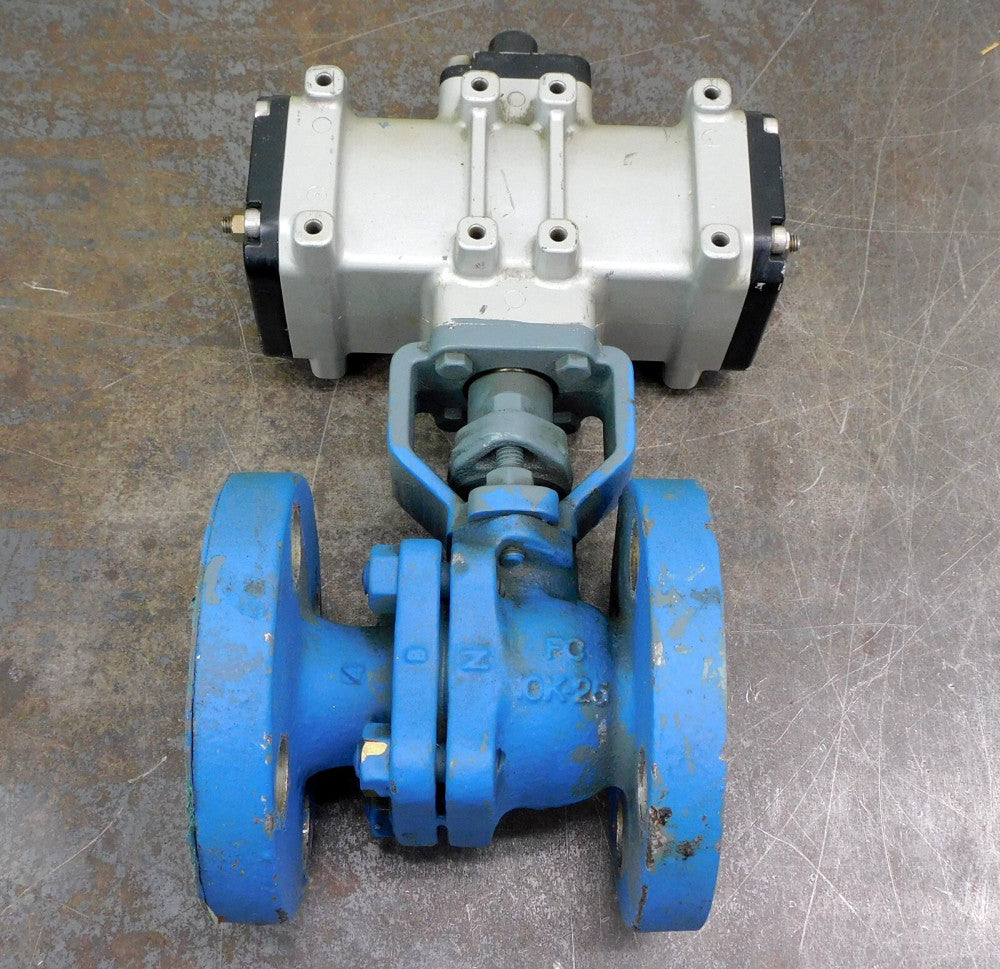 Kitz 12841 Pneumatic Actuator 1"  2-Way Ball Valve Assembly D-1