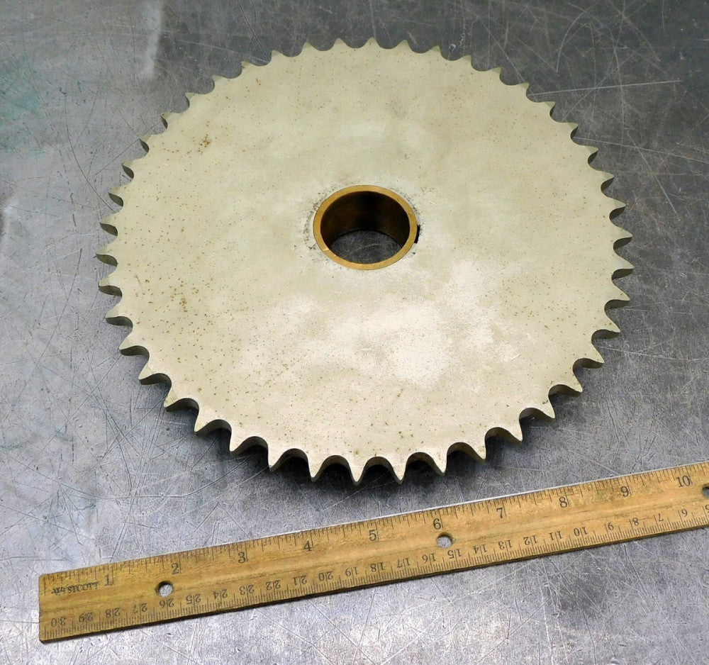 Martin 50B44 Roller Chain Sprocket 44 Teeth #50 1-1/2" Bore