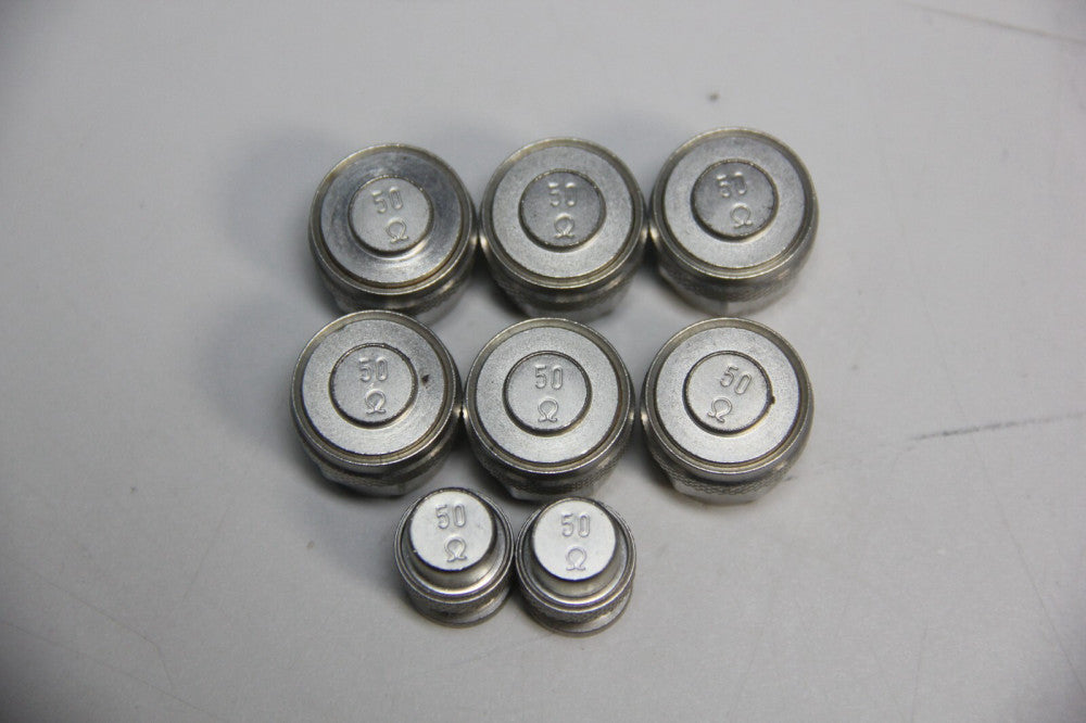 LOT OF 8 ROSENBERGER 50OHM RF TERMINATION TYPE N & BNC