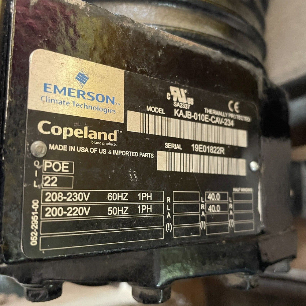 NEW EMERSON Kajb-010E-Cav-234 Compressor - FREE SHIPPING!!!-