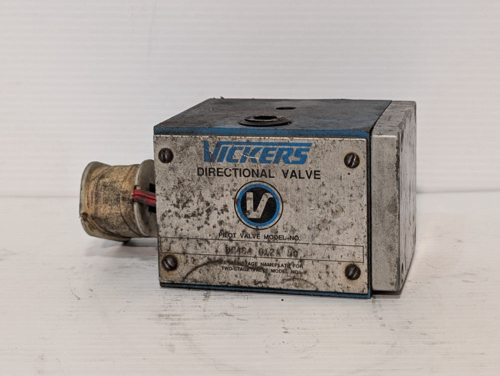 Vickers DG4S4 012A 50 Directional Control Pilot Solenoid Valve Two-Stage