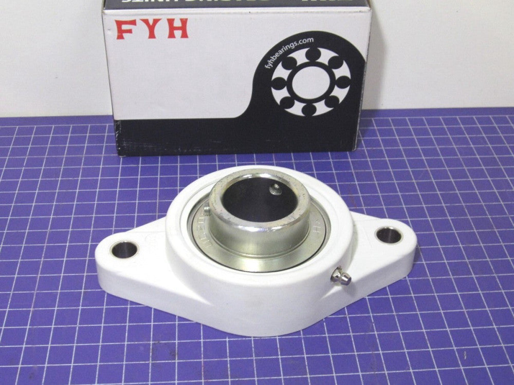 FYH (UCFL20824ES7PL) 1-1/2" ID 2-Bolt Flange Thermoplastic Mounted Bearing
