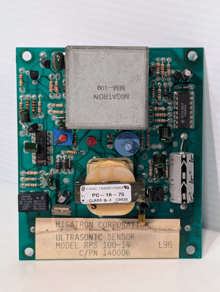 Migatron Corporation RPS-100-14 Ultrasonic Sensor Circuit Board, RPS10014