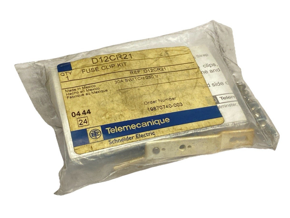 Telemecanique D12CR21 Fuse Clip Kit 30A 250V