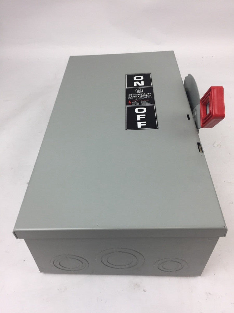 GE TH3222 HEAVY DUTY FUSIBLE SAFETY SWITCH 60AMPS 240VAC 250VDC 15HP 2P MODEL 10