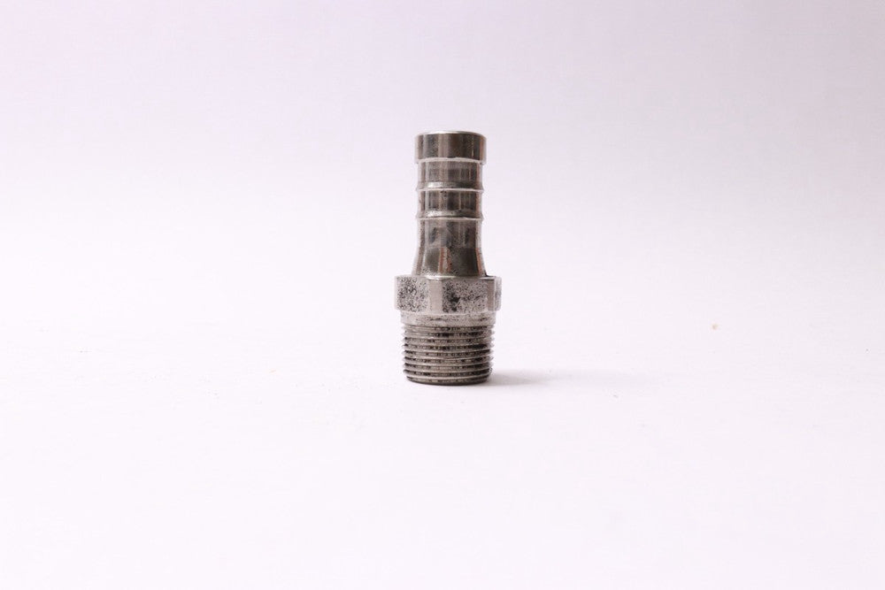Barbed Hose Coupler Stainless Steel  3/4" MNPT x 3/4"