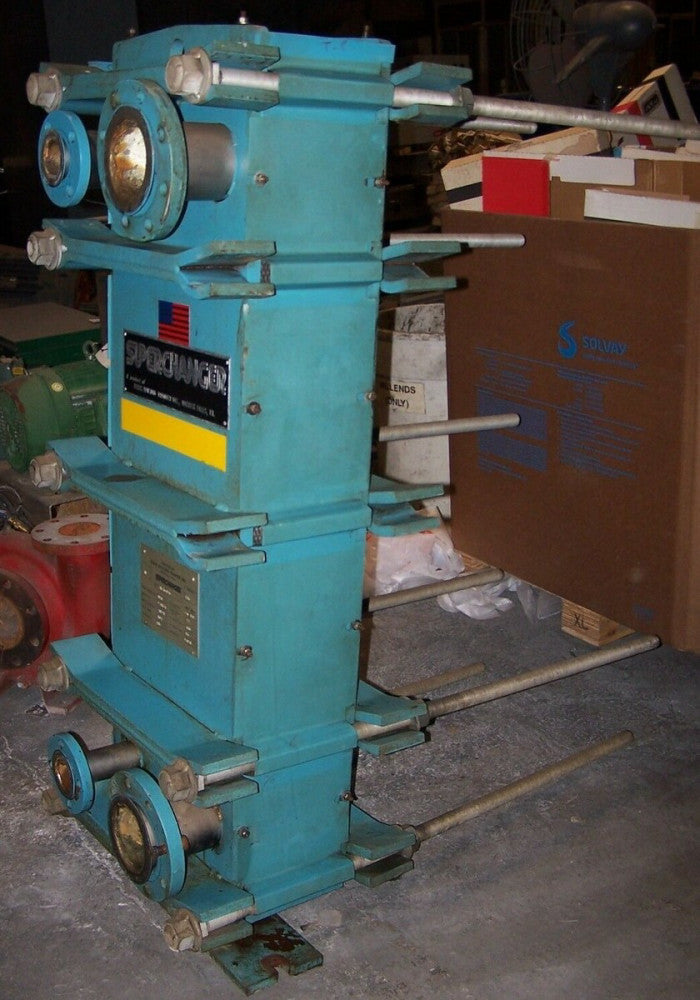 SUPERCHANGER STAINLESS STEEL PLATE HEAT EXCHANGER 222 SQ/FT UX-216-HP-57 