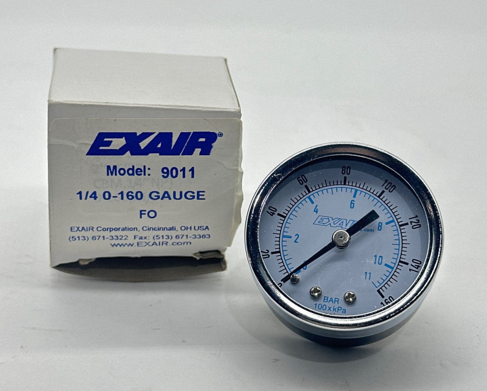 Exair MODEL 9011 Pressure Gauge, 0-160Psi 