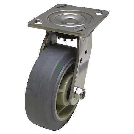 Zoro Select P21sx-Rp040d-14-Am Swivel Plate Cstr,Delrin,Stainless Steel
