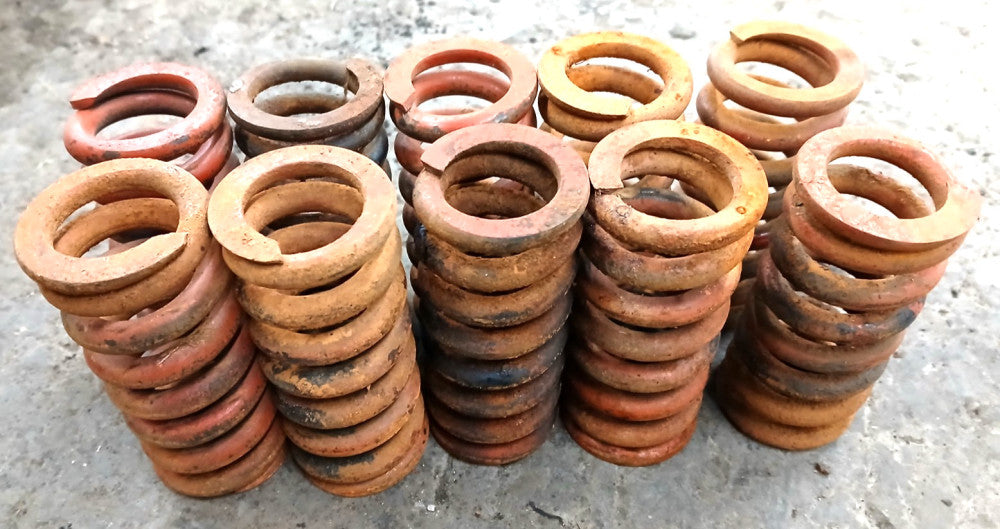 MASON INDUSTRIES LOT OF 10 SPRINGS ID 1-3/16" OD 1-7/8" LENGTH 4-1/8"