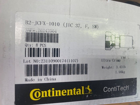 (8 PACK) Continental B2-JCFX-1010 Female Hydraulic Fitting 5/8" Swivel (NEW)