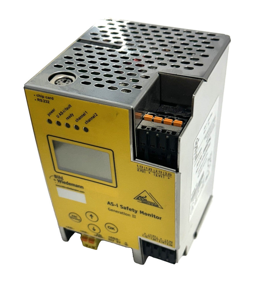 BIHL+WIEDEMANN BWU2186 AS-I 3.0 SAFETY MONITOR IN STAINLESS STEEL