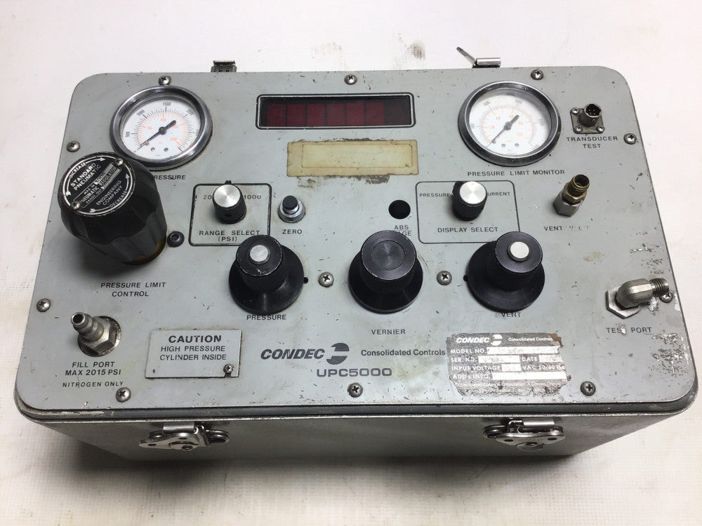 CONDEC UPC5000 Pressure Calibration Standard Tester 50/60Hz