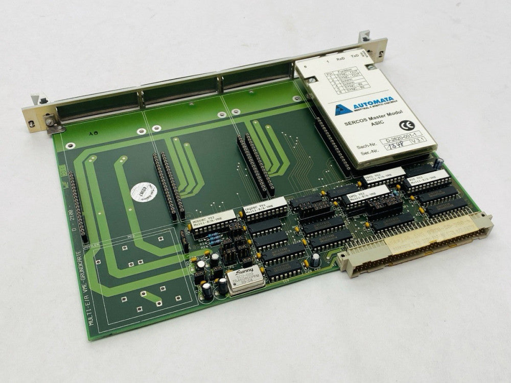 Automata 4-086-05-0368 Multi E/A Controller Card w/ 1x D-2620-001-1 SERCOS ASIC