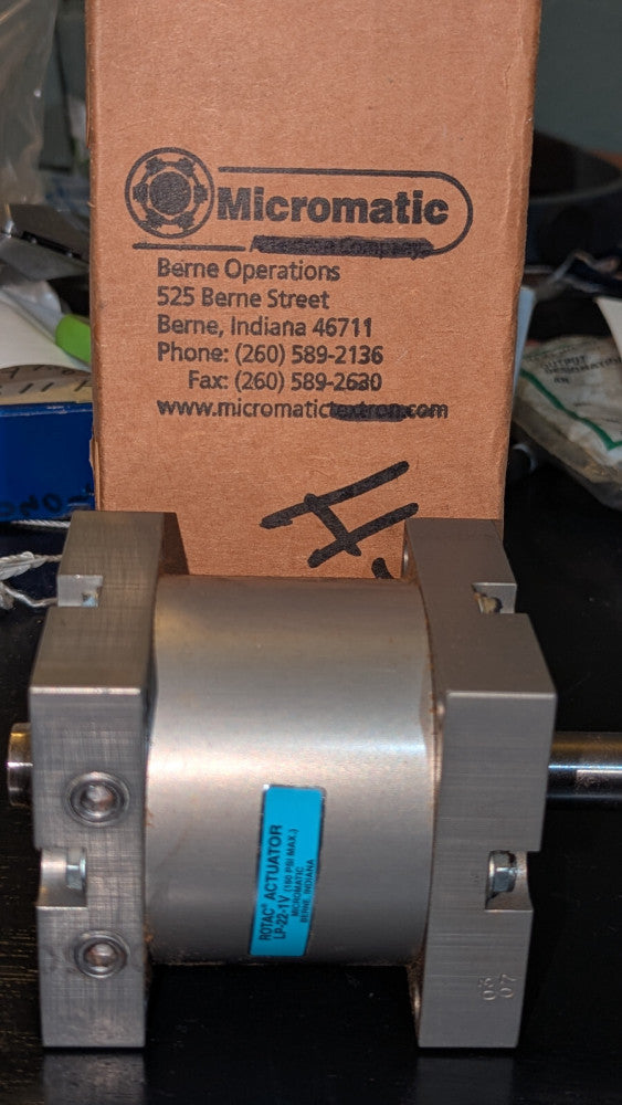 Micromatic Rotac LP-22-1V Actuator  NIB