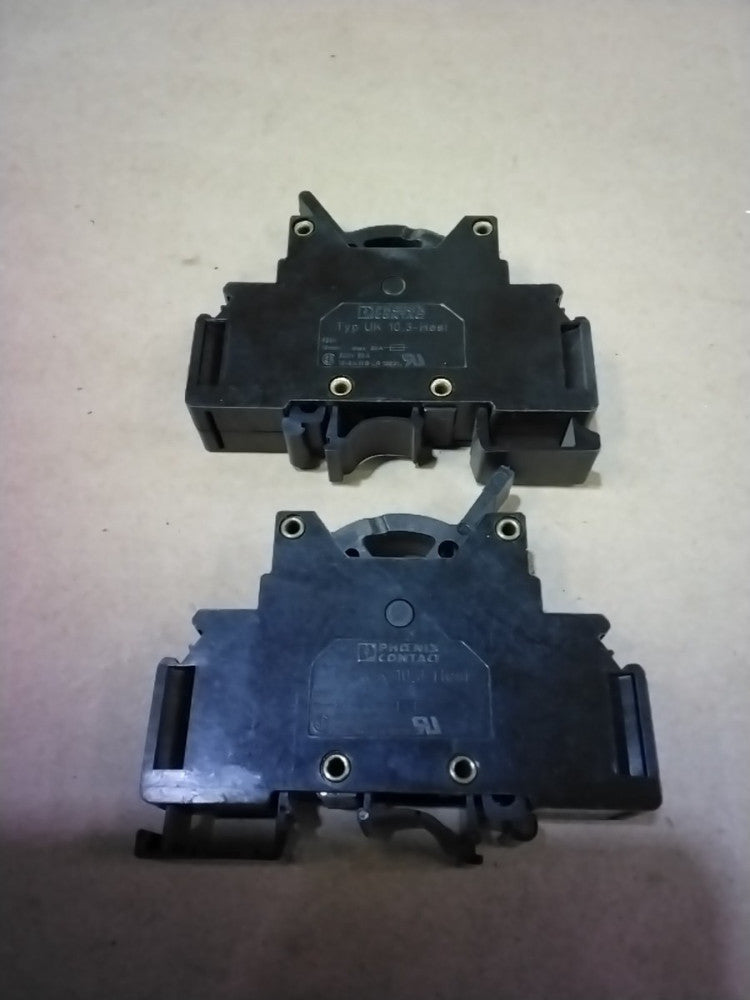 PHOENIX CONTACT UK 10,3-HESI FUSE HOLDER, Lot Of 2