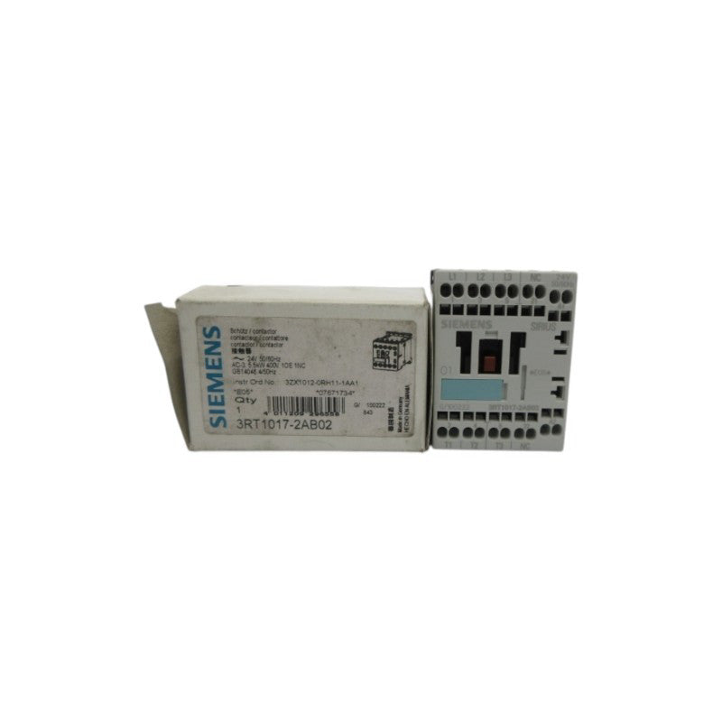 SIEMENS 3RT1017-2AB02 24V NSMP