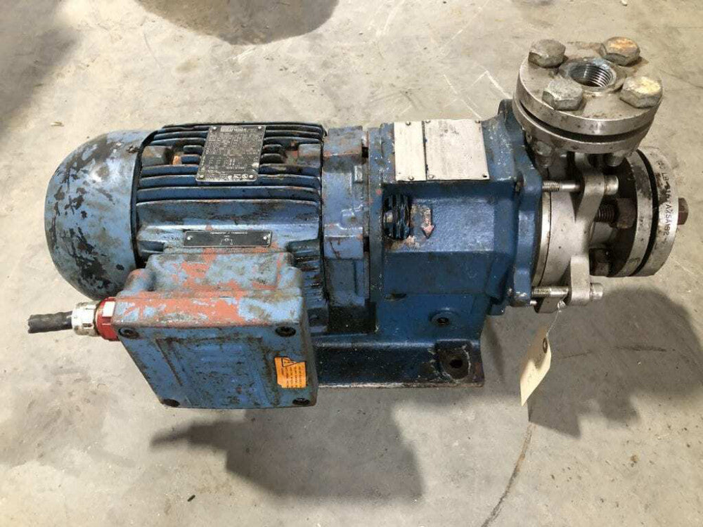 Magnatex MP420-N25N-140TC 2HP 316SS Magnetic Drive Pump 3.5GPM 1.5" X 1" X 5"