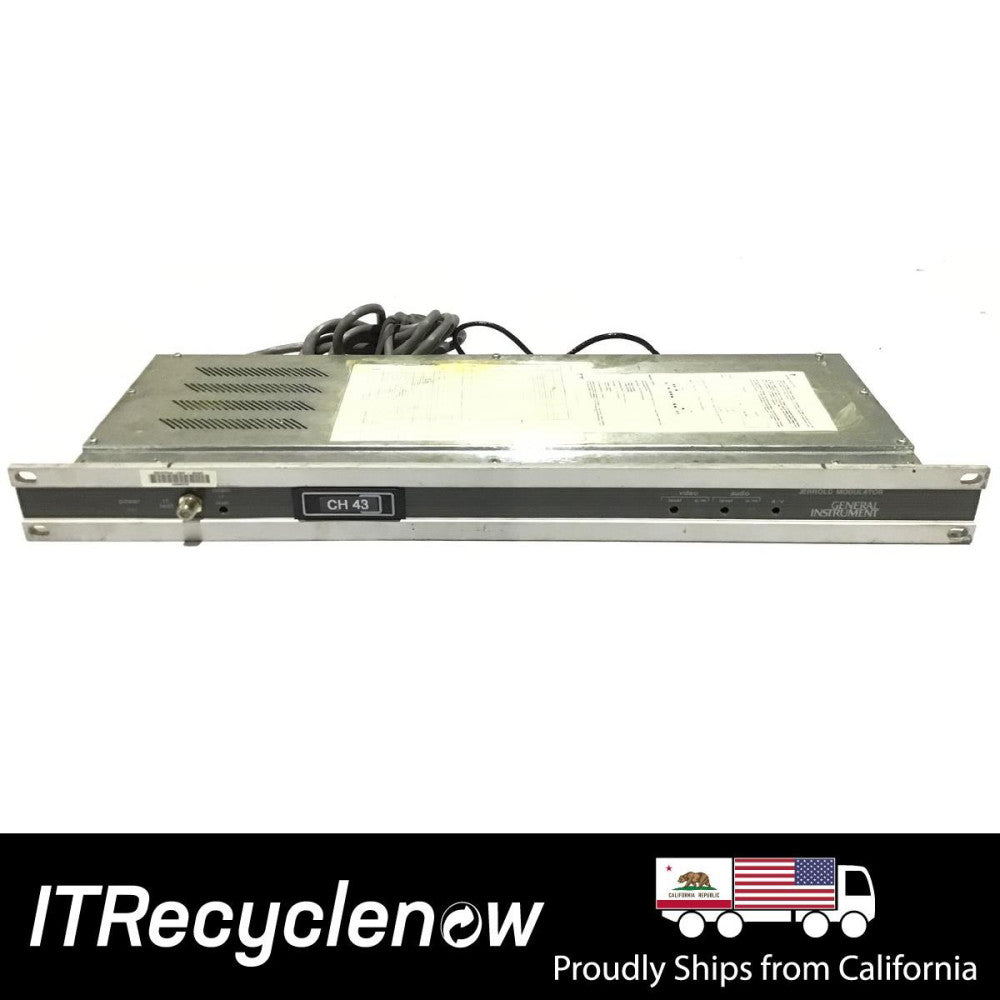 General Instrument JERROLD MODULATOR S450M 117V 60Hz 0.15A Cable TV/RF Modulator