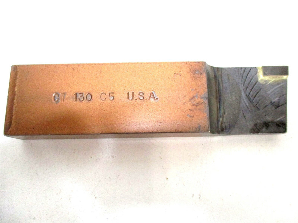 New 1-1/4 x 5/8 CT130 Grade C5 RH Cutoff & Grooving Single Point Tool Bit