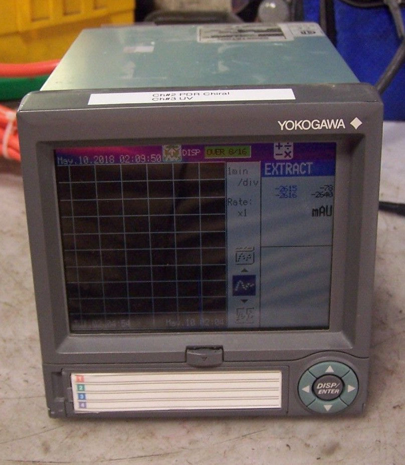 YOKOGAWA DX104-2 DAQSTATION CHART RECORDER -2/AR2/C3/BT1/M1 100/240 VAC 