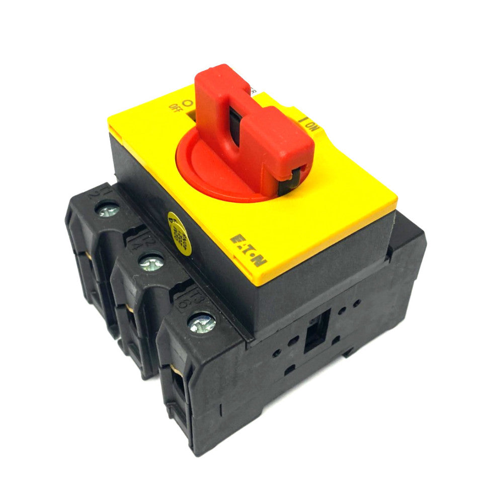 Eaton P3-63/IVS-RT Moeller Series On/Off Switch, 3-Pole, 63A, 045845