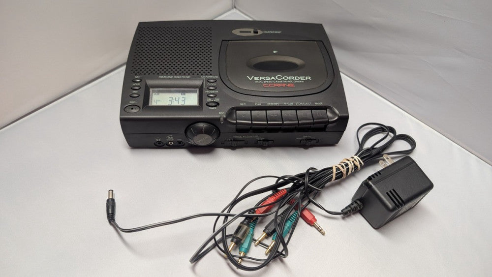 Sangean Versa Corder Crane Dual Speed Portable Cassette Recorder/Player Tested