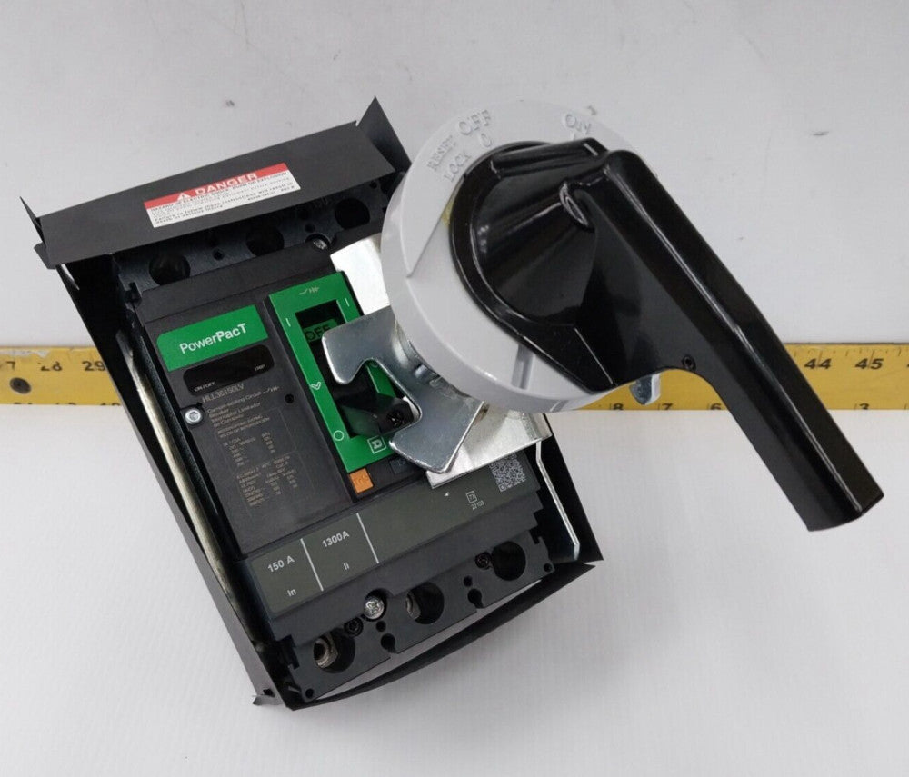 NEW SQUARE D 150 AMP CIRCUIT BREAKER W/ HANDLE MECH. 600 VAC 3 POLE  HLL36150LV