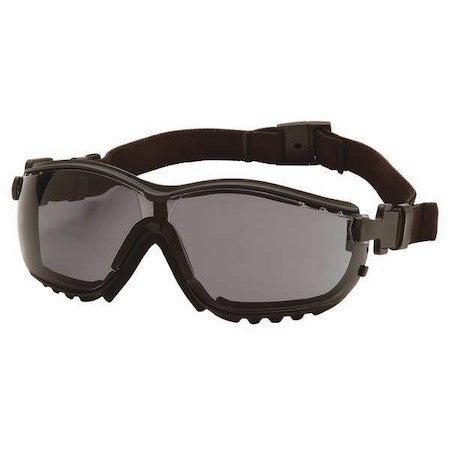 Pyramex Gb1820st Safety Goggles, Anti-Fog, Anti-Static, Scratch-Resistant, Gray