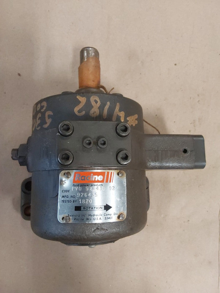 NEW RACINE PV0-926435-02 HYDRAULIC PUMP........PVO92643502