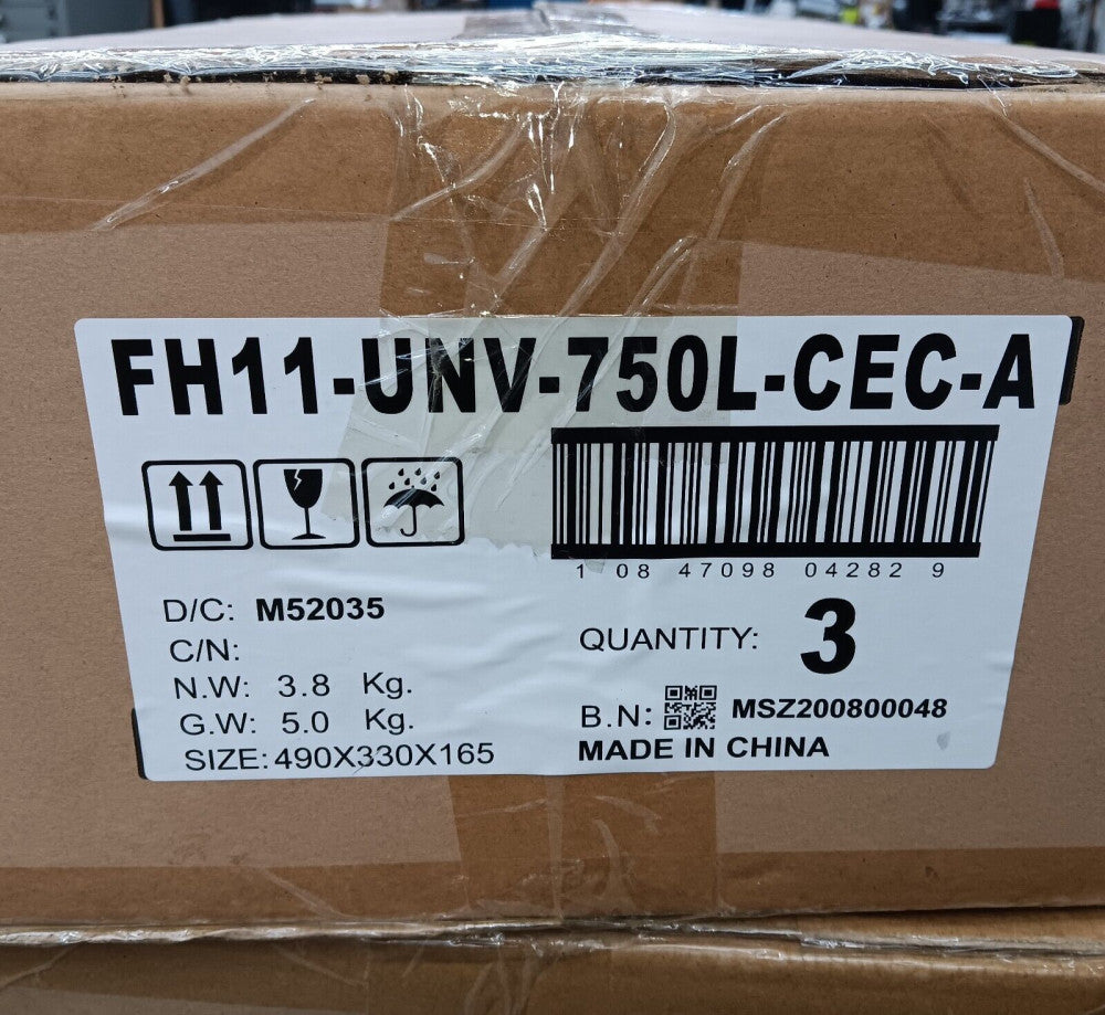 Box OF 3) New Fulham FH11-UNV-750L-CEC-A Emergency Ballast w/ DOUBLE CONDUIT LED
