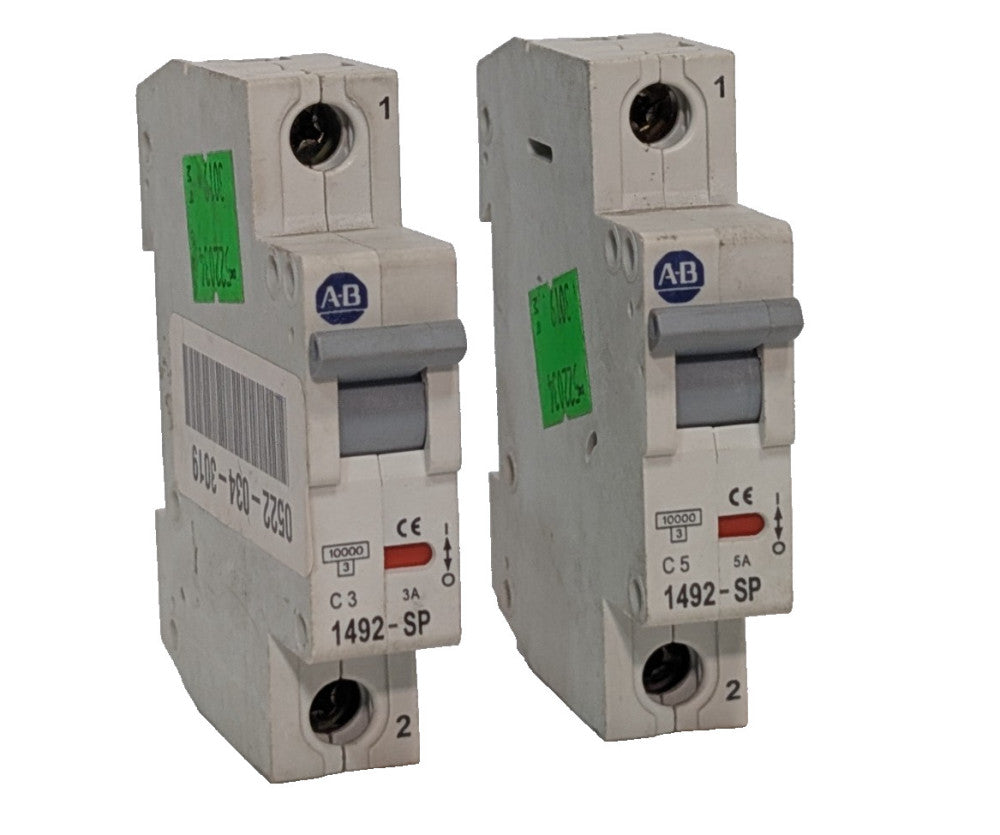 Allen-Bradley 1492-SP1C050 and 1492-SP1C030 Supplementary Protectors, 240/415VAC