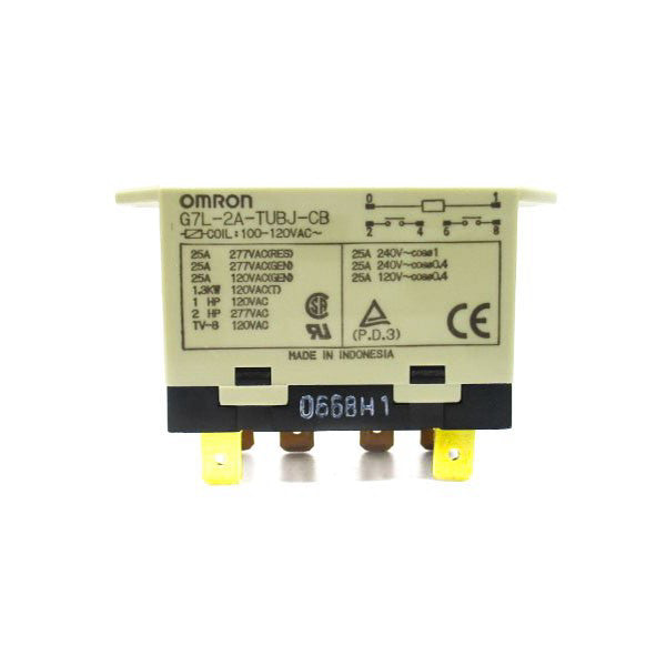 OMRON G7L-2A-TUBJ-CB 100-120VAC 25A NSNP