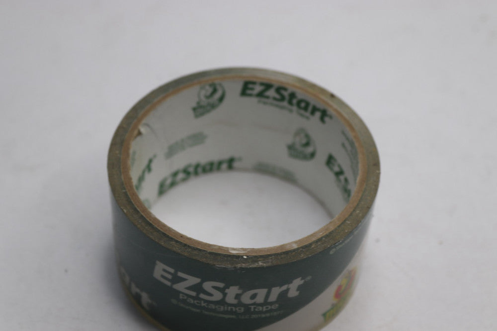 Duck Ez-Start Packaging Tape Green/White 1.88" x 15'