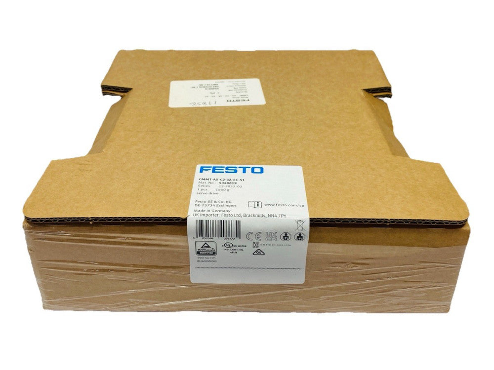 Festo CMMT-AS-C2-3A-EC-S1 Servo Drive, Vertical Mount, 1-Phase, 5340819