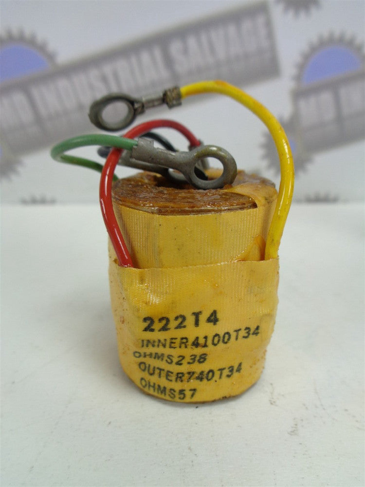 ELEVATOR- COIL Part# 222-T-4, 222T4 / 4100T34, 4100-34 NOS (NEW)