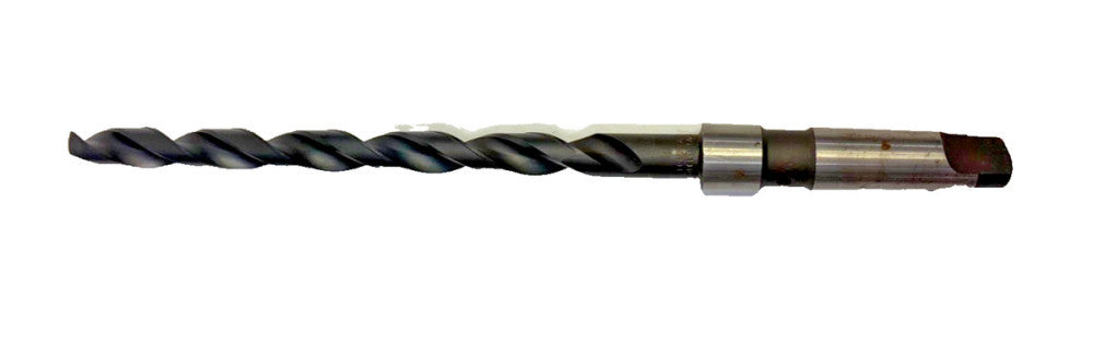 GEORGE WHALLEY #3 MORSE TAPER 41/64" SHANK DRILL BIT, OAL 13-3/4"