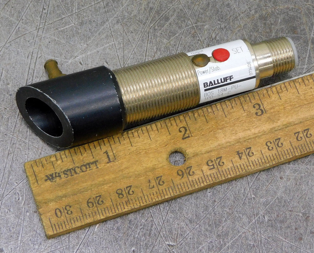 Balluff BOS 18M-PU-1PD-S4-C Photoelectric Diffuse Sensor 30V DC BOS0080