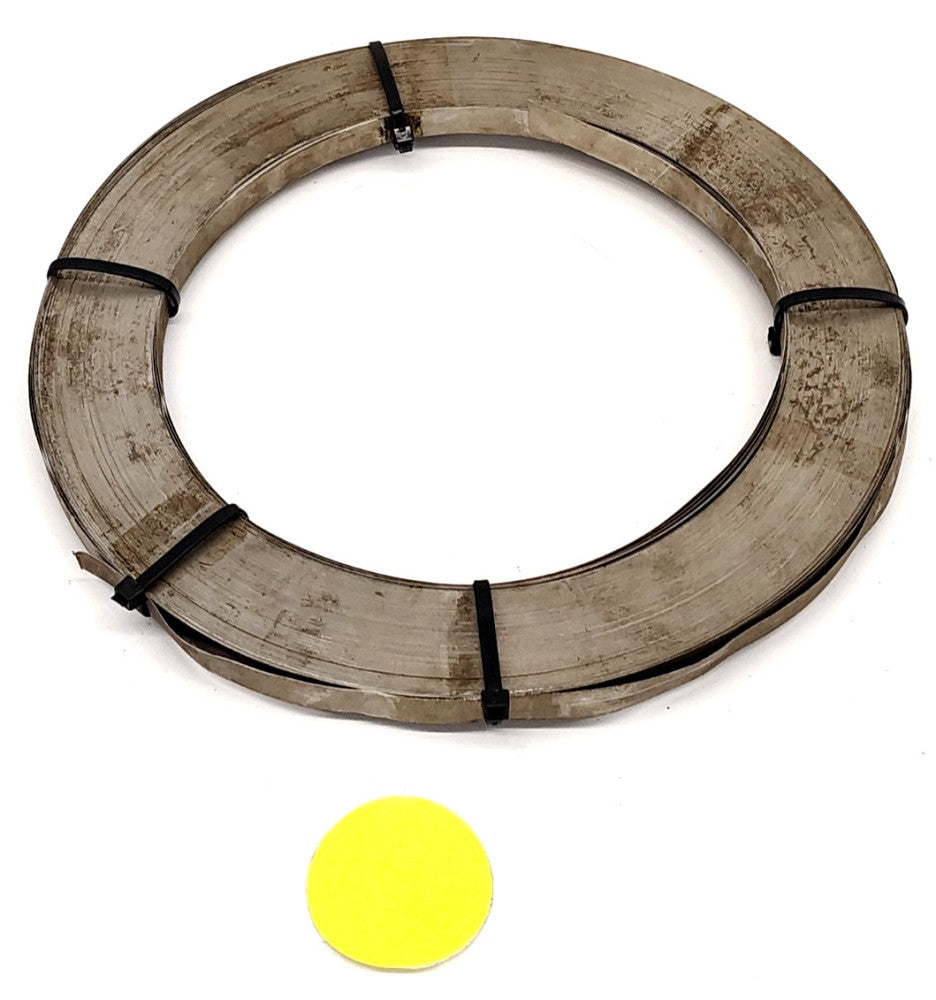 UNBRANDED 1/2" METAL BANDING MATERIAL STAINLESS STEEL EST. 150' LONG