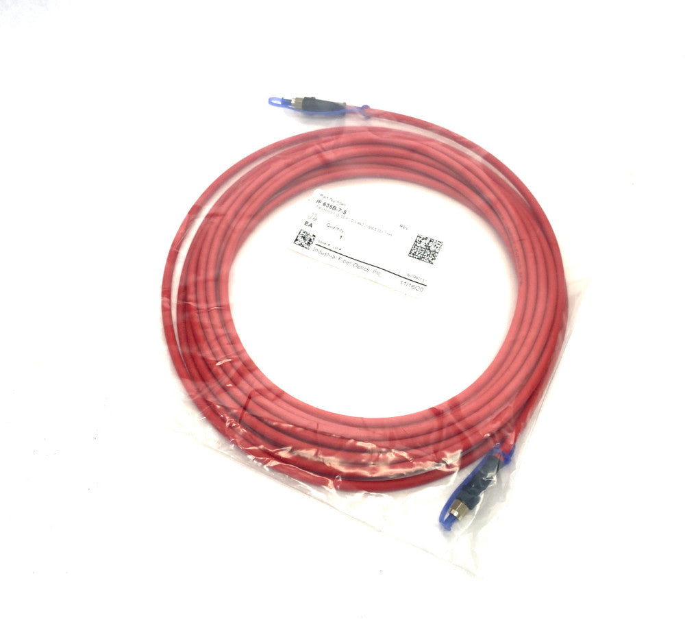 Industrial Fiber Optics IF 635B-7-5 Patchcord F/O SERCOS 84C01000S333 7.5m