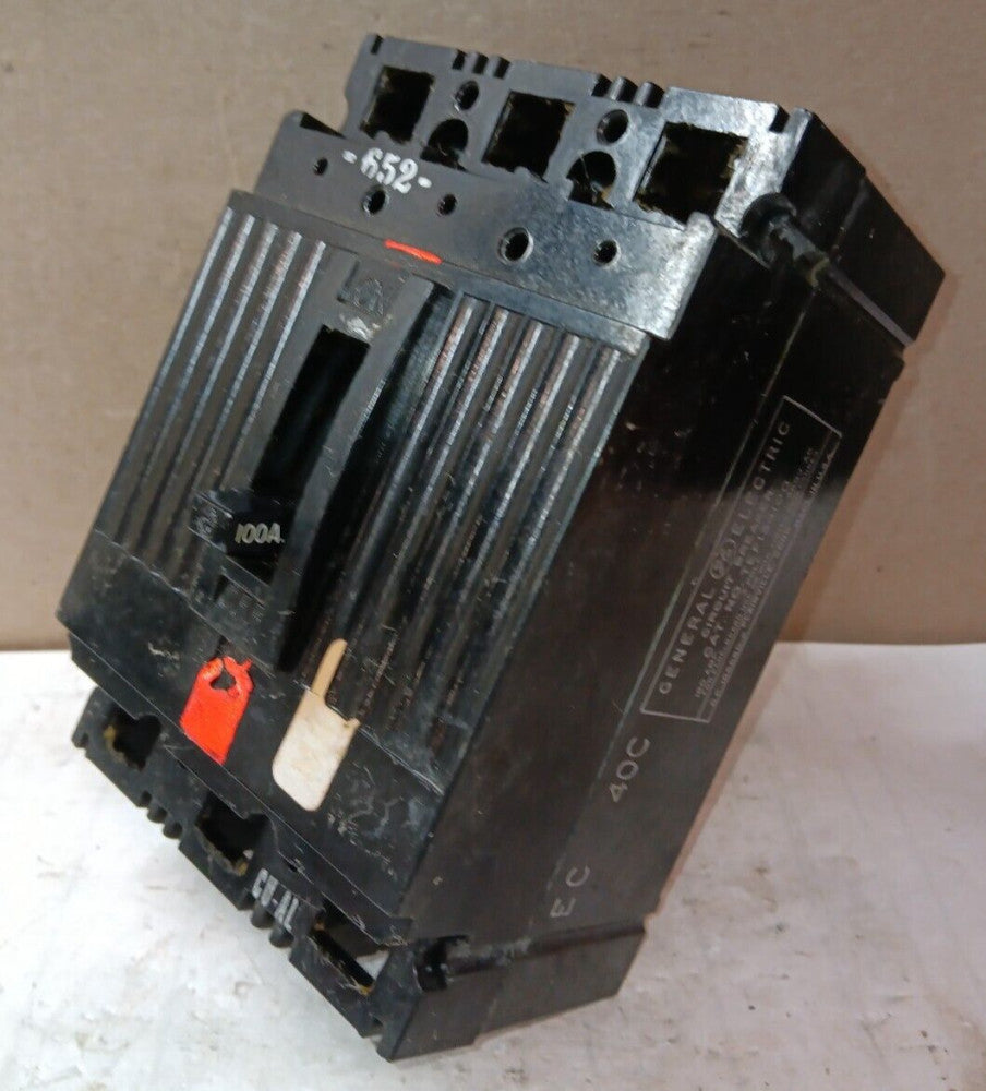 GE TEF134100 CIRCUIT BREAKER 100 AMP 3 POLE 480 VAC