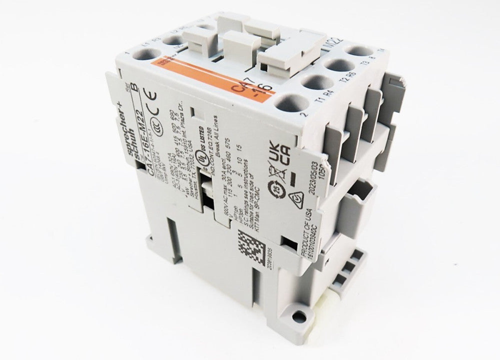 Sprecher + Schuh  CA7-16E-M22-24E  Contactor 24VDC Coil  2NO 2NC  NEW IN BOX