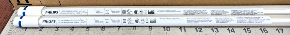 2) 36”/34" T5 Dimmable LED 4000K 1500 Lumens Frosted  Cool White Plug & Play