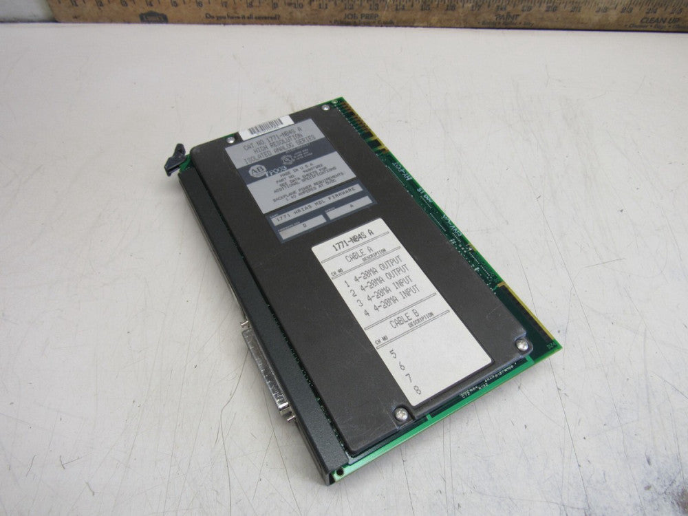 ALLEN BRADLEY 1771-NB4S SER-A HIGH RESOLUTION ISOLATED ANALOG MODULE XLNT !!