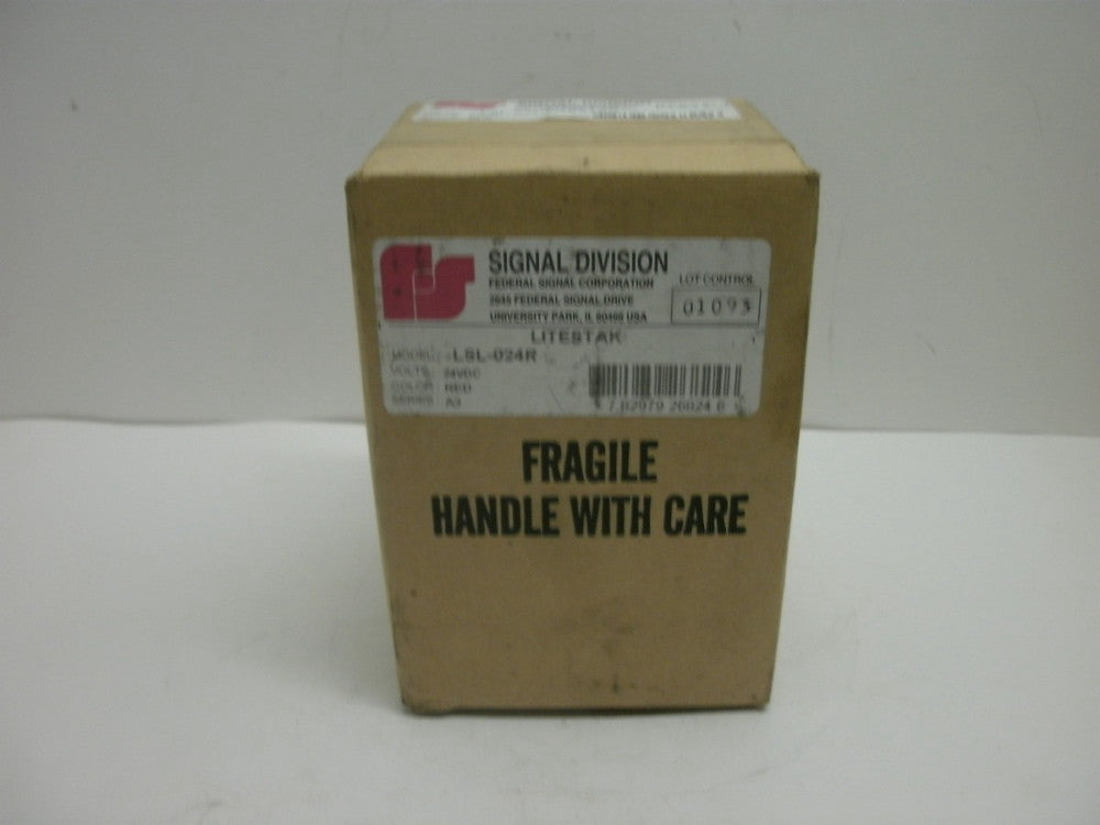 FEDERAL SIGNAL LSL-024R LIESTAK LIGHT MODULE 24VDC RED SERIES A3 NEW IN BOX
