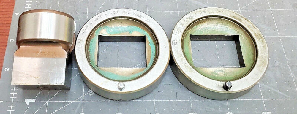 1” X 1.375” Amada Strippit Wilson Mate S-7 70687-02 Punch Press Tooling [C2BA]