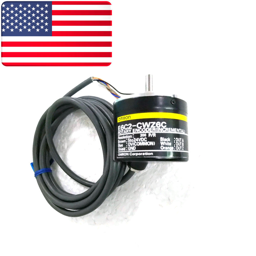 New In Box Omron E6C2-CWZ6C 200P/R Rotary Encoder US Stock